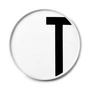 Design Letters - AJ Porseleinen plaat T
