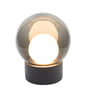 Pulpo - Boule Small Tafellamp, rook grijs / wit / stopcontact zwart