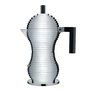Alessi - Pulcina Espressomachine, 30 cl, zilver / zwart