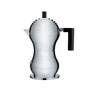 Alessi - Pulcina Espressomachine, 15 cl, zilver / zwart