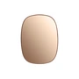 Muuto - Framed Mirror , klein, rose / rose glas