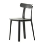 Vitra - All Plastic Chair , donkergrijs, vilten glijders