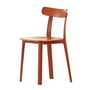 Vitra - All Plastic Chair , baksteen, vilten glijders