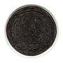 Marimekko - Oiva Räsymatto Bord Ø 25 cm, zwart / wit