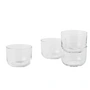 Muuto - Corky glas (set van 4), laag, helder