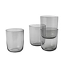 Muuto - Corky glas (set van 4), hoog, grijs