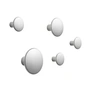Muuto - Muurhaak " " the dots metal " set van 5, aluminium