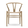 Carl Hansen - CH24 Wishbone Chair , eiken gezeept / vlechtwerk naturel