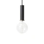 Ferm living - Socket pendelarmatuur hoog, zwart