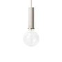 Ferm living - Socket pendelarmatuur hoog, lichtgrijs