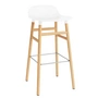 Normann Copenhagen - Form Barhocker (Hout), 75 cm, frame eiken / wit