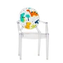 Kartell - Lou Lou Ghost kinderstoel, transparant / dinosaurus