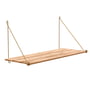 We Do Wood - Loop Shelf , Bamboe / Messing