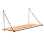 We Do Wood - Loop Shelf , bamboe / staal zwart