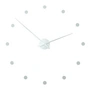 Radius Design - Flexibele Wanduhr, wit