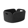 Muuto - Restore Opbergmand 48 x 35 cm, zwart gemêleerd
