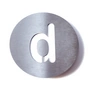 Radius Design - Huisnummer d, wit