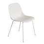 Muuto - Fiber Side Chair Tube Base, wit gerecycled