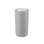 Stelton - To Go Click 0,2 l dubbelwandig, mat lichtgrijs