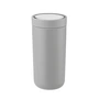 Stelton - To Go Click 0,4 l, dubbelwandig, mat lichtgrijs