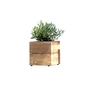 Jan kurtz - Bloembak minigarden 25 x 25 cm, teakhout naturel