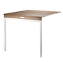 String - Klaptafel, walnoot / wit