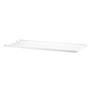 String - Metalen plank met lage rand, 78 x 30 cm, wit