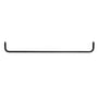 String - Stang voor metalen plank, 78 cm / zwart