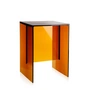 Kartell - Max-Beam Kruk/Bijzettafel, amberkleurig