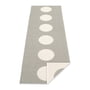 Pappelina - Vera Omkeerbaar vloerkleed, 70 x 225 cm, warm grijs / vanille