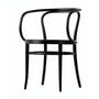 Thonet - 209 Bentwood stoel, buisvormig netweefsel met kunststof drager / zwart gebeitst beuken (TP 29)
