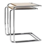 Thonet B 97 - Set salontafels, chroom / geolied eiken (Pure Materials)