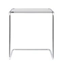 Thonet B 97 - A Statafel, chroom / toplaag zuiver wit (RAL 9010)
