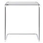 Thonet B 97 - B Statafel, chroom / toplaag zuiver wit (RAL 9010)