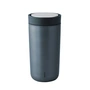 Stelton - To Go Click 0,4 l, dubbelwandig, blauw / zwart metallic
