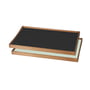 ArchitectMade - Tablett Turning Tray , 30 x 48 cm, zwart / groen