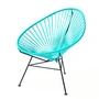 Acapulco Design - Acapulco Classic Chair, aqua verde / zwart