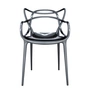 Kartell - Masters stoel, metallic titanium