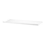 String - Metalen plank met lage rand, 78 x 20 cm, wit