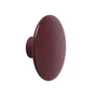 Muuto - Wandhaak "The Dots" single medium, bordeauxrood