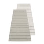 Pappelina - Carl omkeerbaar tapijt, 70 x 180 cm, warm grijs / fossiel grijs