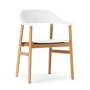 Normann Copenhagen - Herit Fauteuil, eiken / wit