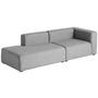 HAY - Mags Sofa 2,5 zits, combinatie 2, armsteun rechts / grijs ( Hallingdal 116)