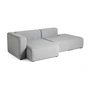 HAY - Mags Sofa 2,5 zits, combinatie 3, armsteun links / lichtgrijs ( Hallingdal 130) (EU)