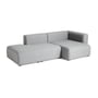 Hay - Mags Sofa 2,5 zits, combinatie 3, armleuning rechts / lichtgrijs (Hallingdal 130) (EU)