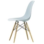 Vitra Eames Plastic Side Chair DSW - RE, honingkleurig essen / ijsgrijs (viltglijders wit)