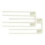 Hanger Rack String - Module voor wijnglazen, 16 x 30 cm, wit (set van 2)