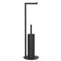 Frost - Nova 2 Toiletpapierhouder en toiletborstel vrijstaand, zwart