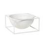 Audo - Kubus Bowl Centerpieces H 1 1. 5 cm, groot / wit