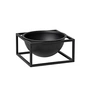Audo - Kubus Bowl Centerpieces H 7 cm, klein / zwart